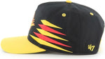 '47 NHL Hitch Vancouver Canucks Diamond Cut Snapback Hat - Black/Yellow
