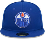 New Era NHL Edmonton Oilers Core 59FIFTY Fitted Hat - Royal
