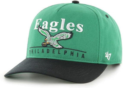 '47 NFL Philadelphia Super Hitch Adjustable Snapback Hat - Green/Black