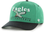 '47 NFL Philadelphia Super Hitch Adjustable Snapback Hat - Green/Black