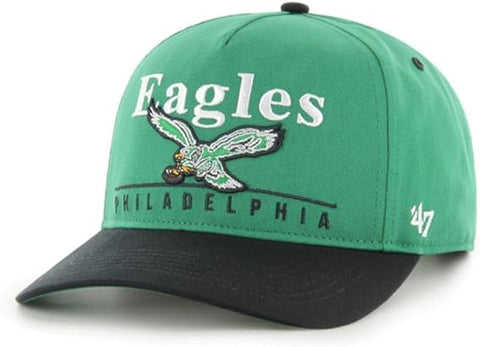 '47 NFL Philadelphia Super Hitch Adjustable Snapback Hat - Green/Black
