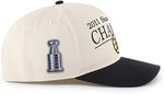 47 NHL Boston Bruins Tabloid Hitch Adjustable Snapback Cap - Black/Beige