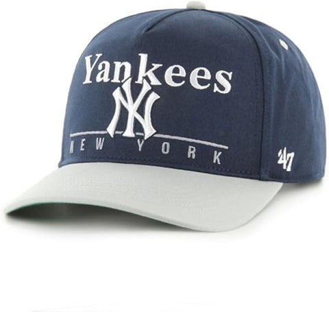 '47 MLB New York Yankees Super Hitch Adjustable Snapback Hat -Navy/Grey