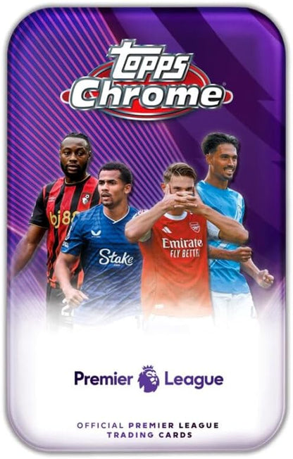 Topps Chrome Premier League Cards Hanger Box 2025-26