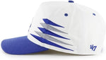 '47 MLB Hitch Los Angeles Dodgers Diamond Cut Snapback Hat - White/Blue