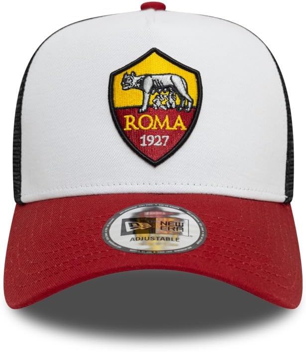 New Era AS Roma 9FORTY E-Frame Trucker Hat - White