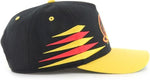 '47 NHL Hitch Vancouver Canucks Diamond Cut Snapback Hat - Black/Yellow