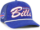 '47 NFL Buffalo Bills Double Header Rope Mesh Adjustable Snapback Hat - Blue