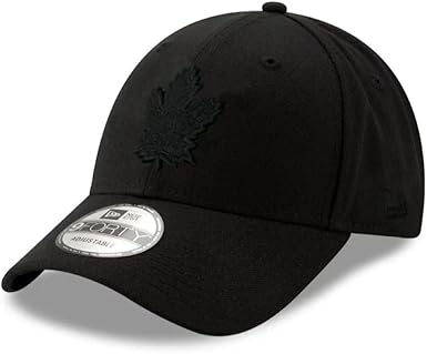New Era NHL Toronto Maple Leafs 9FORTY Adjustable Snapback Hat - Black/Black