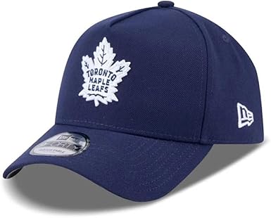 New Era NHL Toronto Maple Leafs 9FORTY A-Frame Adjustable Snapback Hat - Navy Blue