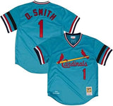 Mitchell & Ness Men's St. Louis Cardinals Ozzie Smith 1982 Cooperstown Collection Authentic Jersey - Blue