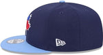 New Era MLB Toronto Blue Jays 9FIFTY Adjustable Alternate Snapback Hat - Navy/Light Blue Brim
