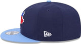 New Era MLB Toronto Blue Jays 9FIFTY Adjustable Alternate Snapback Hat - Navy/Light Blue Brim