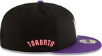 New Era 9FIFTY NBA 2024 Toronto Raptors Classic Edition Snapback Hat - Black/Purple
