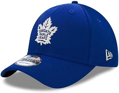 New Era NHL Toronto Maple Leafs 9FORTY Adjustable Snapback Hat - Blue/White
