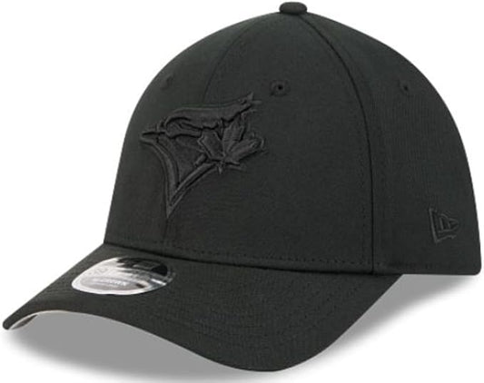 New Era MLB Toronto Blue Jays 39THIRTY M-Crown Fitted Cap - Black on Black