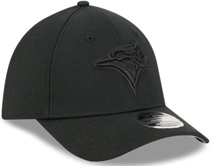 New Era MLB Toronto Blue Jays 39THIRTY M-Crown Fitted Cap - Black on Black