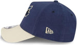 New Era 9FORTY A-Frame MLB Toronto Blue Jays Moleskin Crown Snapback Hat - Navy