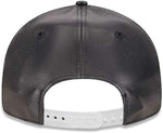 New Era Detroit Lion 9FIFTY Leather Snapback Adjustable Cap - Black