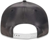 New Era Detroit Lion 9FIFTY Leather Snapback Adjustable Cap - Black