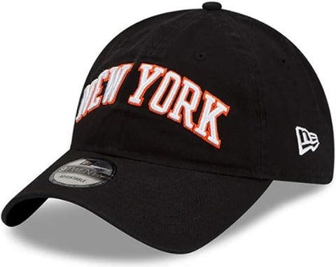 New Era 9TWENTY NBA New York Knicks 2021 City Edition Adjustable Hat - Black