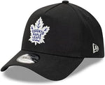 New Era NHL Toronto Maple Leafs 9FORTY A-Frame Adjustable Snapback Hat - Black