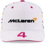 New Era 9SEVENTY Lando Norris # 4 McLaren F1 Team Adjustable Snapback Cap - White