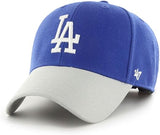 '47 MLB Los Angeles Dodgers Two Tone MVP Adjustable Hat - Blue/Grey
