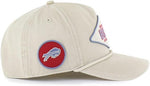'47 NFL Buffalo Bills Cairn Hitch RF Adjustable Snapback Hat - Beige