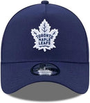 New Era NHL Toronto Maple Leafs 9FORTY A-Frame Adjustable Snapback Hat - Navy Blue