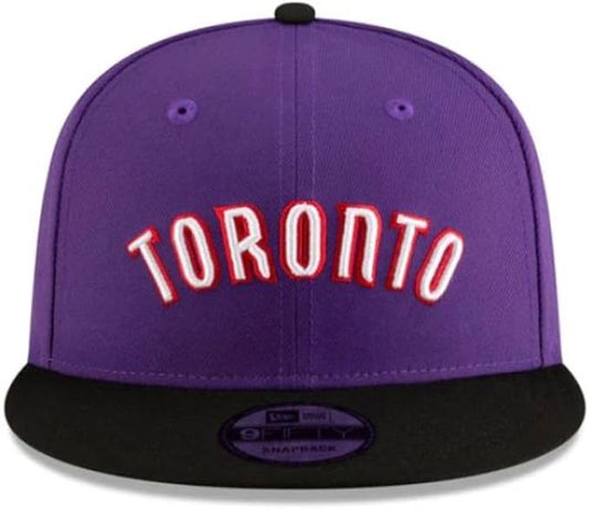 New Era 9FIFTY NBA 2024 Toronto Raptors Classic Edition Snapback Hat - Purple/Black