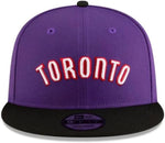 New Era 9FIFTY NBA 2024 Toronto Raptors Classic Edition Snapback Hat - Purple/Black