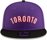 New Era 9FIFTY NBA 2024 Toronto Raptors Classic Edition Snapback Hat - Purple/Black