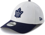 New Era NHL Toronto Maple Leafs 9FORTY Adjustable Snapback Hat - White/Blue