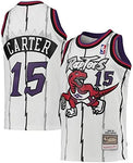 Youth Mitchell & Ness Vince Carter White Toronto Raptors 1998-99 Hardwood Classics Swingman Throwback Jersey