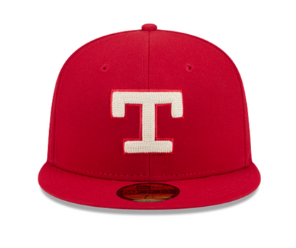 New Era MLB Texas Rangers City Connect 2026 59FIFTY Fitted Hat - Red