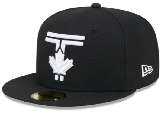 New Era MLB Toronto Blue Jays 2024 City Connect 59FIFTY Fitted Hat - Black/White