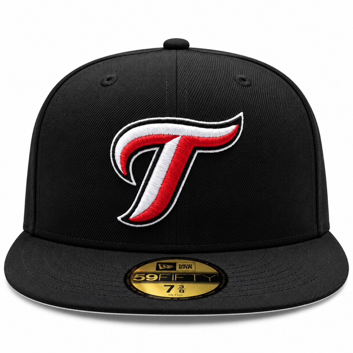 New Era MLB Toronto Blue Jays Alternate T Logo 30th Anniversary 59FIFTY Fitted Hat – Black/Red