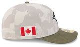 New Era 59FIFTY MLB Toronto Blue Jays Pre-Curved 2025 Armed Forces Day Fitted Hat - Beige/Olive Green