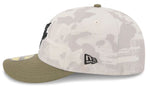 New Era 59FIFTY MLB Toronto Blue Jays Pre-Curved 2025 Armed Forces Day Fitted Hat - Beige/Olive Green