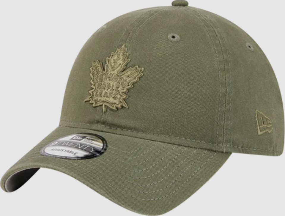 New Era TODDLER NHL Toronto Maple Leafs 9TWENTY Adjustable Hat - Olive Green