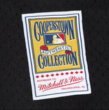 Mitchell & Ness Men's MLB Arizona Diamondbacks Randy Johnson #51 Cooperstown Mesh Batting Practice Button-Up Jersey - Black