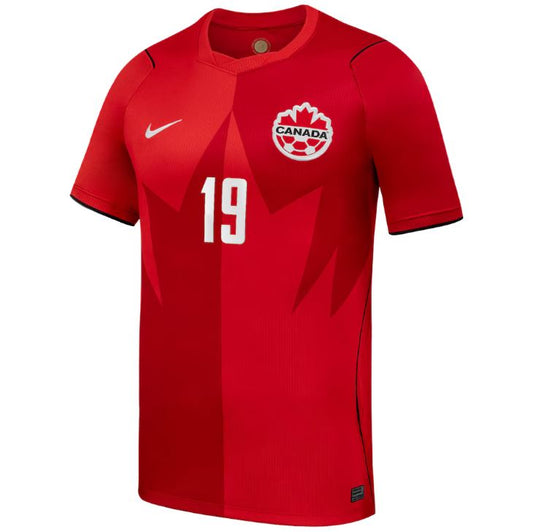 Nike Canada Alphonso Davies 2026 World Cup Replica Soccer Jersey - Red