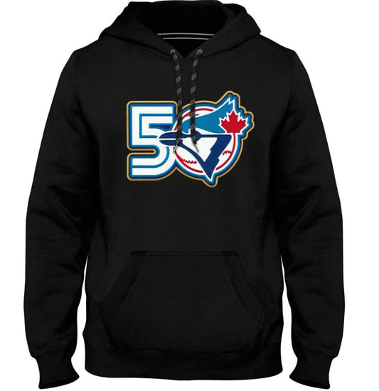 Bulletin MLB Toronto Blue Jays 50th Anniversary Twill Pullover Hoodies - Multiple Colors Available