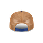 New Era MLB Toronto Blue Jays Debossed Logo 9SEVENTY Stretch-Snap Hat - Blue/Brown