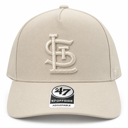 '47 MLB St Louis Cardianls Ballpark Offside Adjustable Hat- Beige