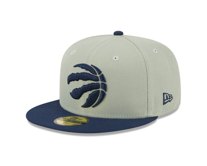 Toronto Raptors New Era Two-Tone Color Pack 59FIFTY Fitted Hat - Green/Navy