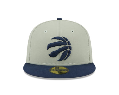 Toronto Raptors New Era Two-Tone Color Pack 59FIFTY Fitted Hat - Green/Navy