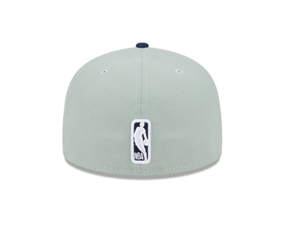 Toronto Raptors New Era Two-Tone Color Pack 59FIFTY Fitted Hat - Gray/Navy