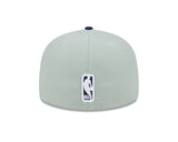 Toronto Raptors New Era Two-Tone Color Pack 59FIFTY Fitted Hat - Gray/Navy